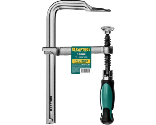 Цельнокованая струбцина F Forge FF-200/100, 100x200 мм KRAFTOOL 32014-100-200