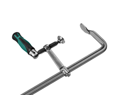 Цельнокованая струбцина F Forge FF-200/100, 100x200 мм KRAFTOOL 32014-100-200