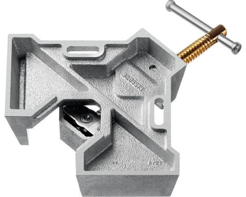 Экстрамощная стальная угловая струбцина для сварочных работ Extrem C90, глубина зажима 90 мм KRAFTOOL 32201