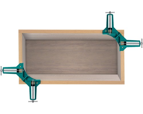 Угловая струбцина HCC-80, глубина зажима 73 мм KRAFTOOL 32203