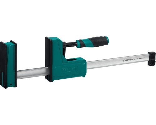 Корпусная струбцина Grand-300/450, 300/450 мм, сжатие/распор, 600 кгс, глубина зажима 95 мм KRAFTOOL 32240-30