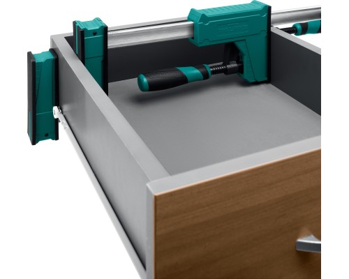 Корпусная струбцина Grand-600/750, 600/750 мм, сжатие/распор, 600 кгс, глубина зажима 95 мм KRAFTOOL 32240-60