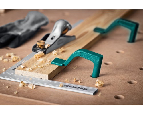 Верстачный прижим KRAFTFLEX MFT-HDC 200/110 в отверстия 20 мм KRAFTOOL 32803