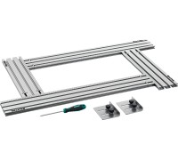 Шаблон фрезерный в комплекте с 2 упорами KRAFTFLEX MFS-400-700 мм, 4шт. KRAFTOOL 32808