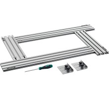 Шаблон фрезерный в комплекте с 2 упорами KRAFTFLEX MFS-400-700 мм, 4шт. KRAFTOOL 32808