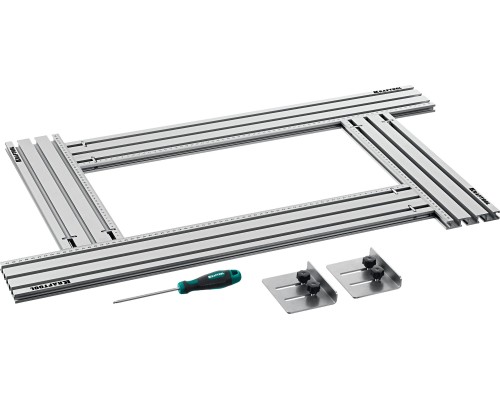 Шаблон фрезерный в комплекте с 2 упорами KRAFTFLEX MFS-400-700 мм, 4шт. KRAFTOOL 32808