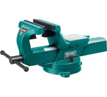 Кованые стальные тиски FORGE--180/230, с регулировкой компенсации люфта KRAFTOOL 32700-230