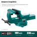Кованые стальные тиски FORGE--180/230, с регулировкой компенсации люфта KRAFTOOL 32700-230
