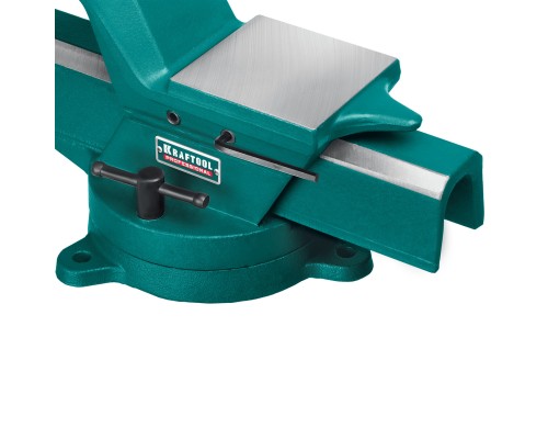 Кованые стальные тиски FORGE--180/230, с регулировкой компенсации люфта KRAFTOOL 32700-230