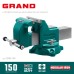 Слесарные тиски GRAND, 150 мм KRAFTOOL 32702-150