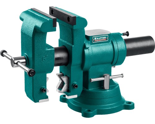 Слесарные тиски 3D-Steel, 150 мм KRAFTOOL 32704-150