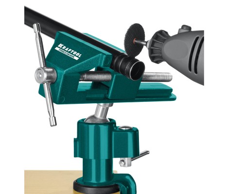 Шарнирно-поворотные тиски Precision, 75 мм KRAFTOOL 32711-75