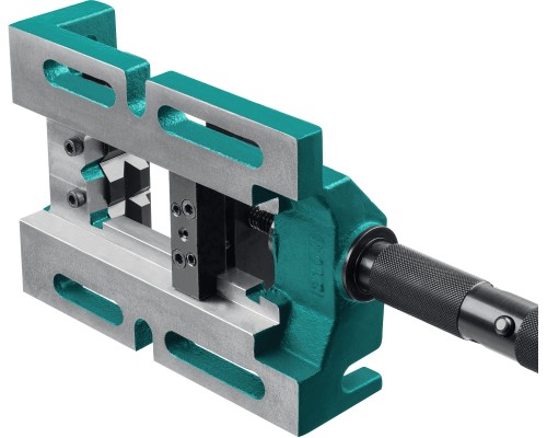 Станочные сверлильные тиски 100 мм, трехсторонние KRAFTOOL 32716-100