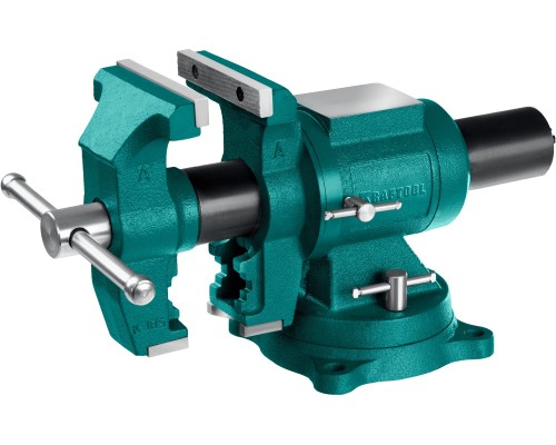 Чугунные слесарные тиски 3D Multi-Purpose, 125 мм KRAFTOOL 32706-125