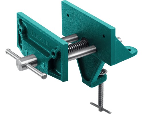 Столярные переносные тиски 155 мм, на струбцине KRAFTOOL 32720-155