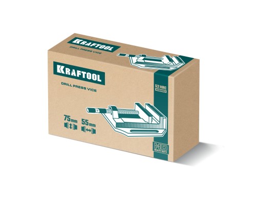 Станочные сверлильные тиски DPV-75, 75 мм KRAFTOOL 32722-75