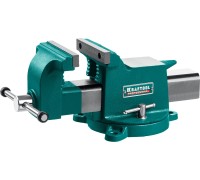 Стальные слесарные тиски STEEL, 125 мм KRAFTOOL 32701-125