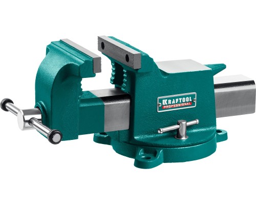 Стальные слесарные тиски STEEL, 125 мм KRAFTOOL 32701-125