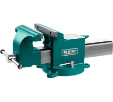 Стальные слесарные тиски STEEL, 200 мм KRAFTOOL 32701-200