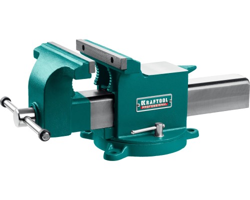 Стальные слесарные тиски STEEL, 200 мм KRAFTOOL 32701-200