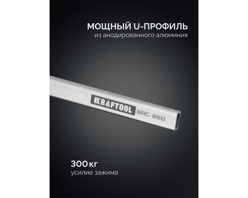 Высокоточная струбцина-вайма BRC-250, 2540/48 мм KRAFTOOL 32313-250