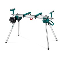 Алюминиевый мобильный стол для торцовочных пил с ручкой и колесами MSA-1200 U KRAFTOOL 38782-2