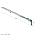 Направляющая шина CG-100, 1025 мм, зажимная KRAFTOOL 32235-1.0