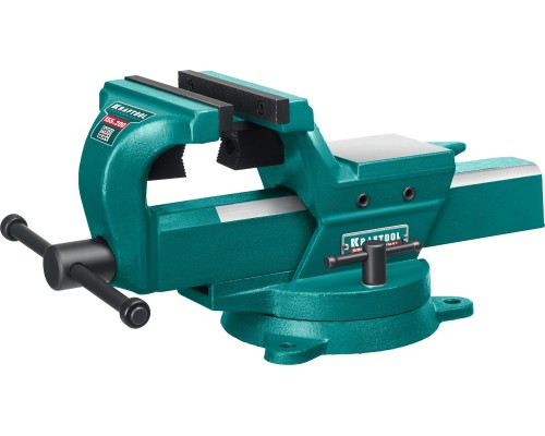 Кованые стальные тиски FORGE--155/200, с регулировкой компенсации люфта KRAFTOOL 32700-200