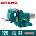 Слесарные тиски GRAND, 125 мм KRAFTOOL 32702-125