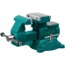 Слесарные тиски Reversible 140 мм, расход 273 мм KRAFTOOL 32705-140