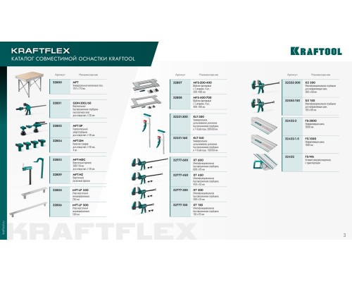 Универсальный монтажный стол KRAFTFLEX MFT 1157x773 мм KRAFTOOL 32800