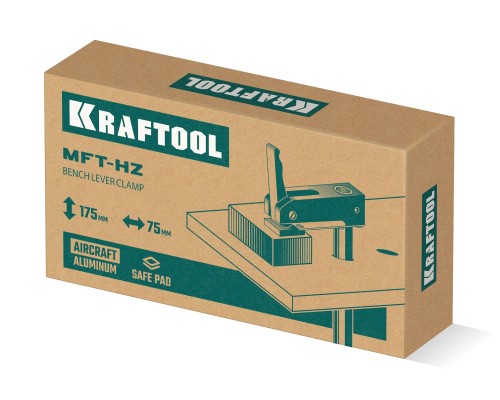 Верстачный рычажный прижим KRAFTFLEX MFT-HZ KRAFTOOL 32809