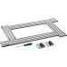 Шаблон фрезерный в комплекте с 2 упорами KRAFTFLEX MFS-400-700 мм, 4шт. KRAFTOOL 32808