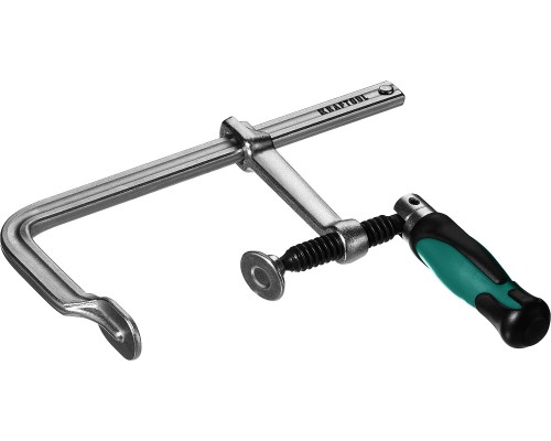 Цельнокованая струбцина F Forge FF-200/100, 100x200 мм KRAFTOOL 32014-100-200