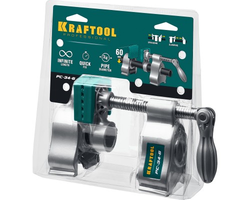 Трубная струбцина PC-34-6, 3/4" KRAFTOOL 32301-1