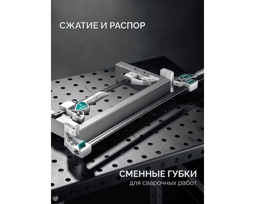 Быстрозажимная рычажная cтрубцина-тиски Quick VISE-CLAMP KRAFTOOL 32311