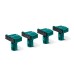 Комплект упоров KRAFTFLEX MFT-DH в отверстия 20 мм, 4 шт KRAFTOOL 32804