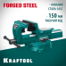 Кованые стальные тиски FORGE--130/150, с регулировкой компенсации люфта KRAFTOOL 32700-150