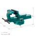 Кованые стальные тиски FORGE--180/230, с регулировкой компенсации люфта KRAFTOOL 32700-230