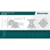 Слесарные тиски GRAND, 150 мм KRAFTOOL 32702-150
