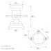 Слесарные тиски 3D-Steel, 150 мм KRAFTOOL 32704-150
