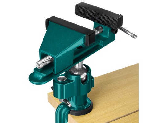 Шарнирно-поворотные тиски Precision, 75 мм KRAFTOOL 32711-75