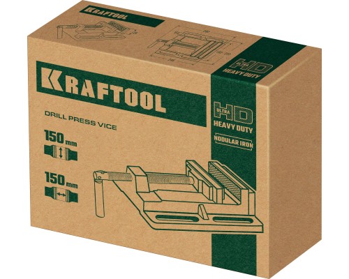 Станочные сверлильные тиски 150 мм KRAFTOOL 32715-150