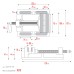 Станочные сверлильные тиски 75 мм KRAFTOOL 32715-75