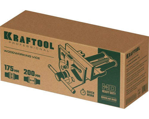 Столярные быстрозажимные тиски 175 мм KRAFTOOL 32719-175