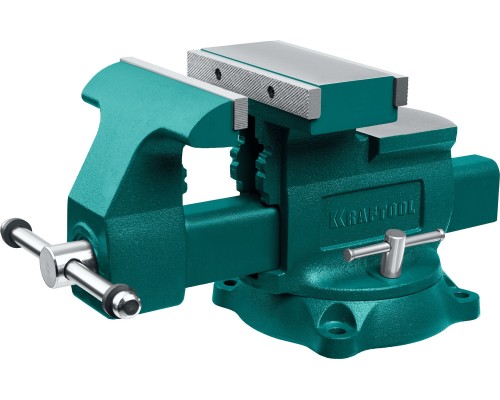 Слесарные тиски Reversible 200 мм, расход 368 мм KRAFTOOL 32705-200