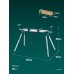 Алюминиевый стол для торцовочных пил без ручки и колес MSA-1200 KRAFTOOL 38782-1