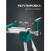Алюминиевый мобильный стол для торцовочных пил с ручкой и колесами MSA-1200 U KRAFTOOL 38782-2