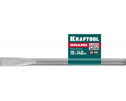 Слесарное зубило по металлу Grand, 10x140 мм KRAFTOOL 2103-10 Слесарное зубило по металлу Grand, 10x140 мм KRAFTOOL 2103-10