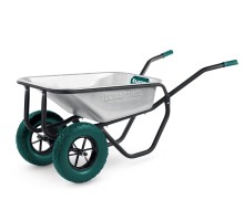 Тачка строительная двухколесная MAXDrive-2 110 л, 280 кг KRAFTOOL 39860